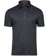 T1440 1440 Tee Jays Pima Cotton Interlock Polo Shirt Dark Grey colour image